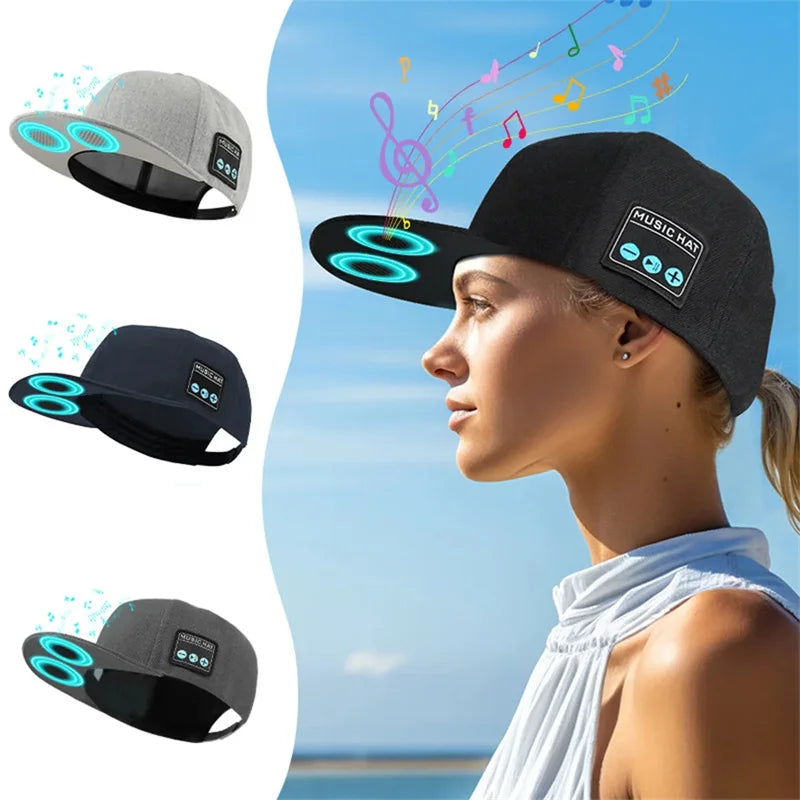 Bluetooth Baseball Cap with ABS Speaker & Mic – CE Smart Music Helmet Hat