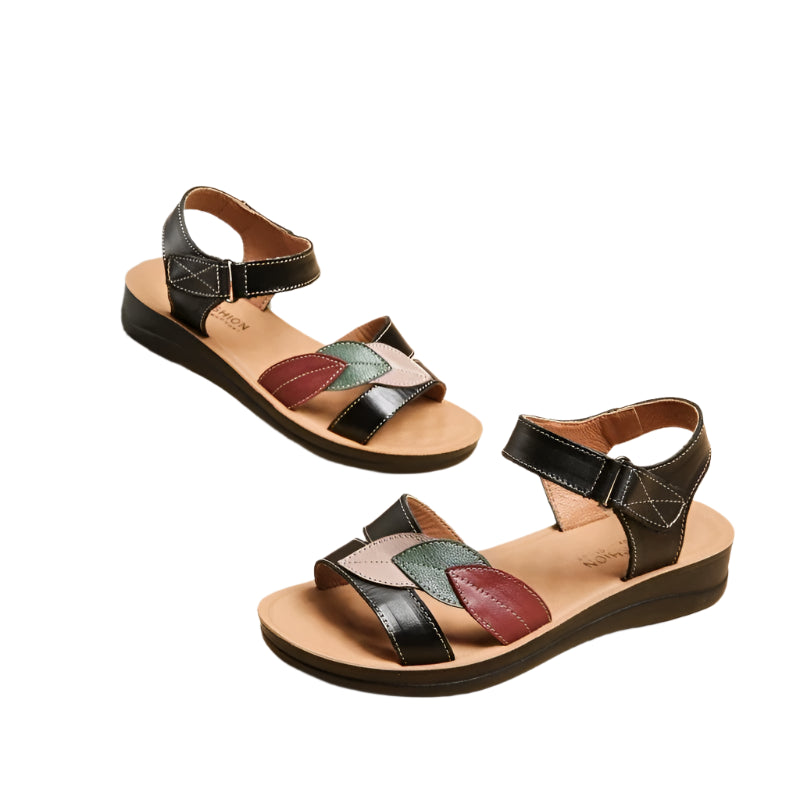 Women's Genuine Leather Sandals: Soft, Waterproof, Non-Slip Summer