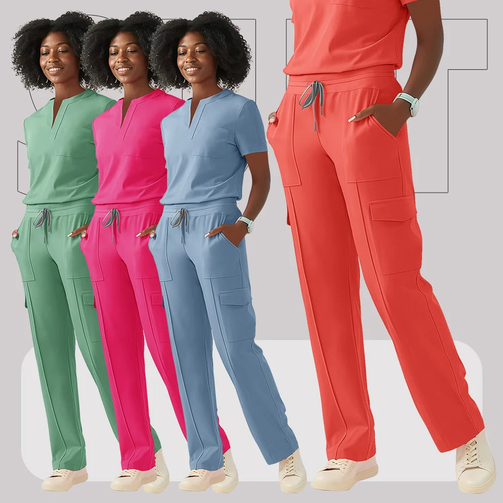 New Women's Soft Medical Scrub Set - Dentist & Nurse Workwear