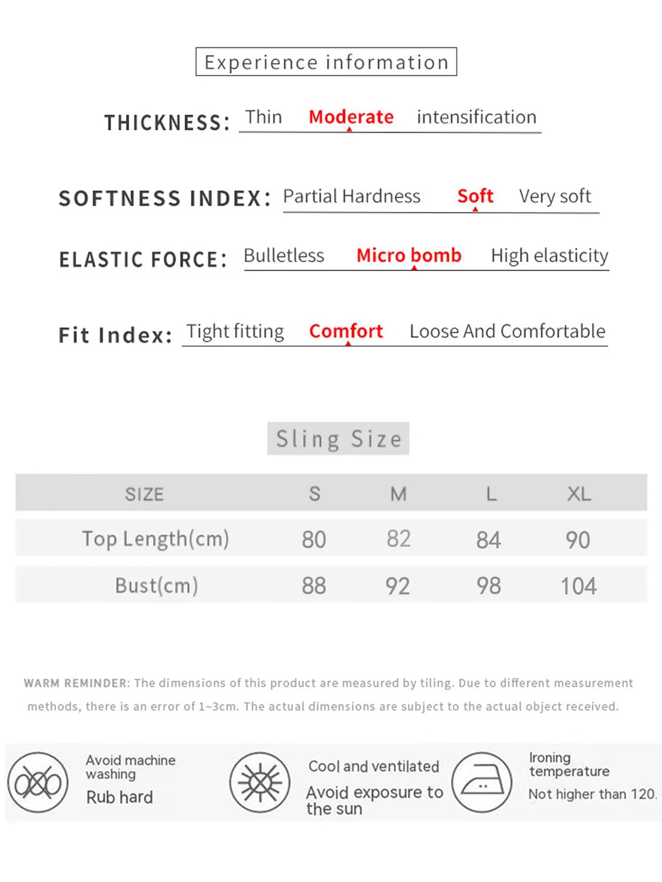 Women's Sexy Imitation Silk Sleeping Dress: Solid Color Slip Chart