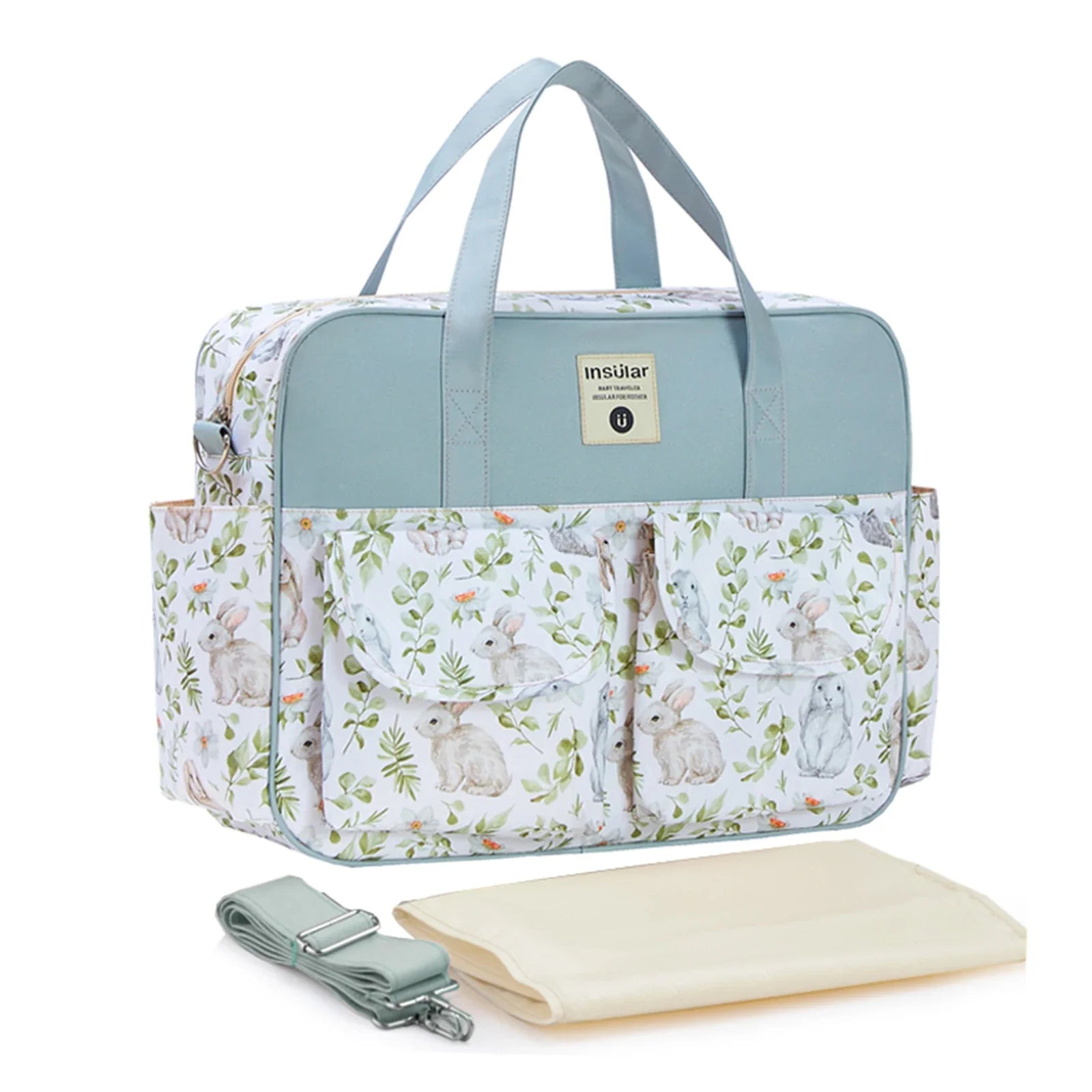 Insular Baby Diaper Bag: Fashion Nappy Stroller & Organizer Tote