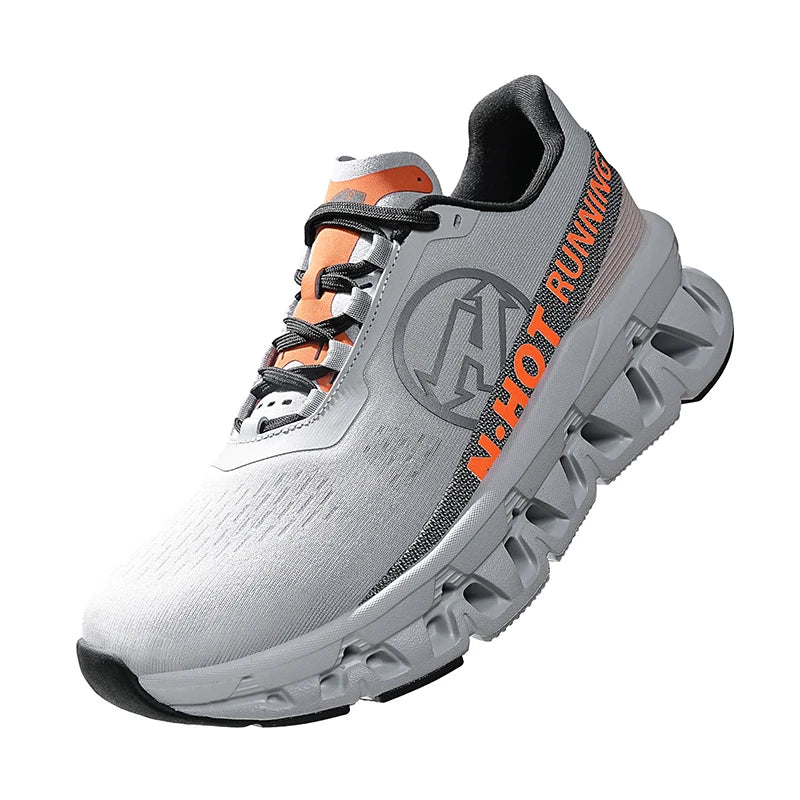 Men's Running Shoes: Breathable Mesh, Cushioning, Non-Slip Trainer