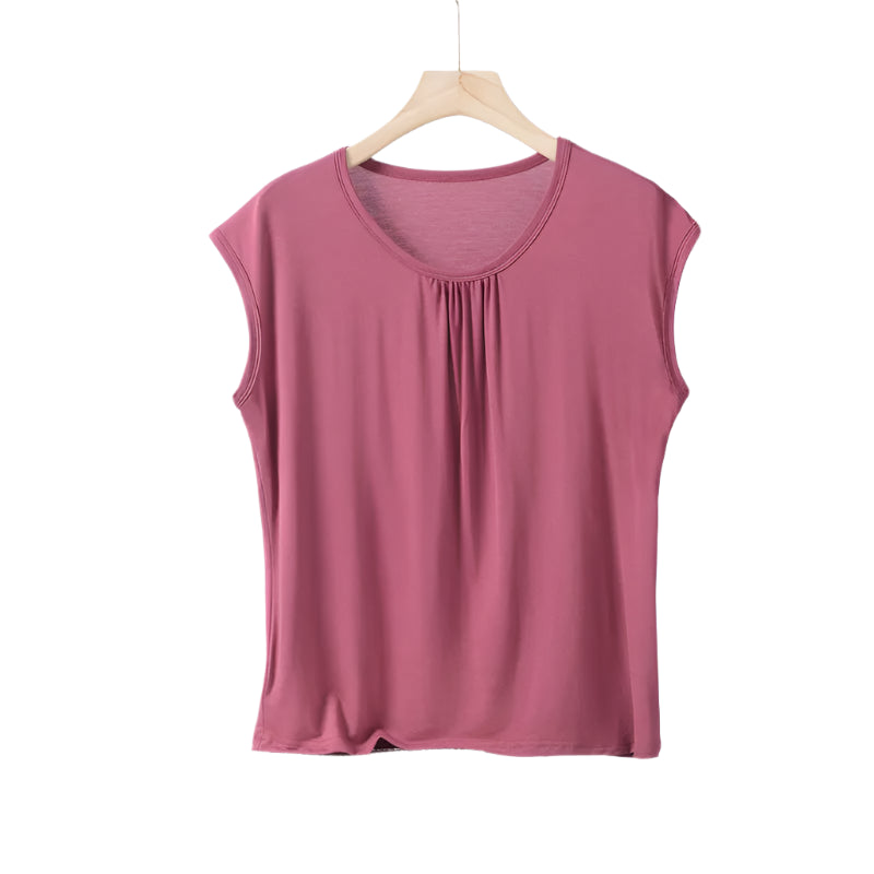 Plus size Modal Loose T-Shirt sleeveless solid color Casual Tank Tops XL to 8XL