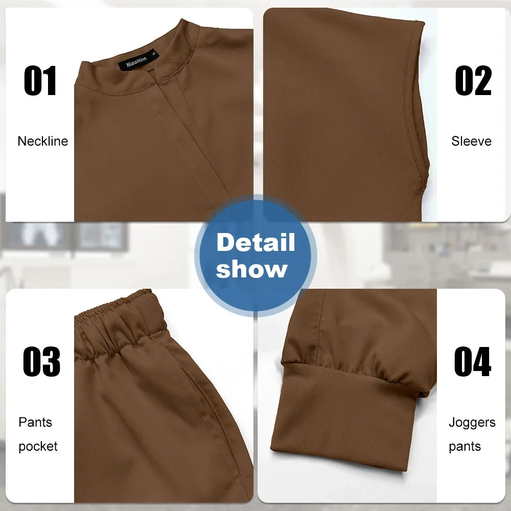 Comfort Unisex Medical Jogger Scrubs Set - Fashionable Workwear