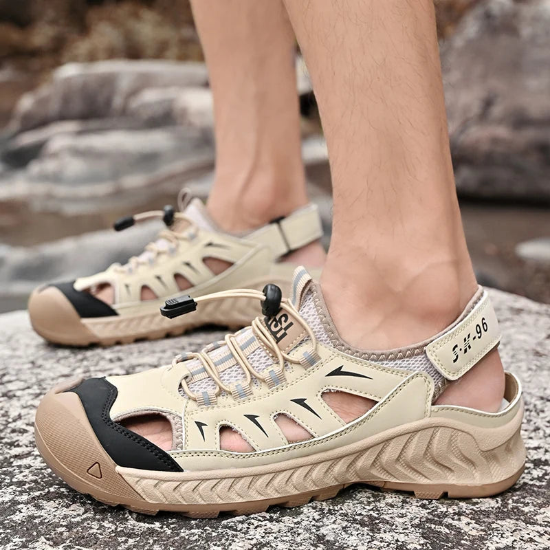 Men's Non-slip Outdoor Sandals - Breathable Beach & Wading Shoes