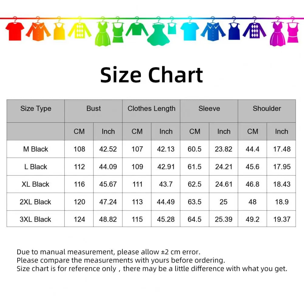 Men's Long Faux Leather Jacket: Fleece Lined, Removable Fur Collar Chart