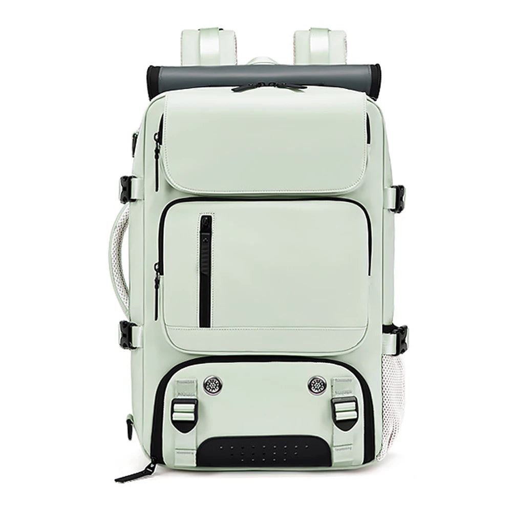 Large Travel Backpack: USB Charging, Waterproof, Shoe Compartment