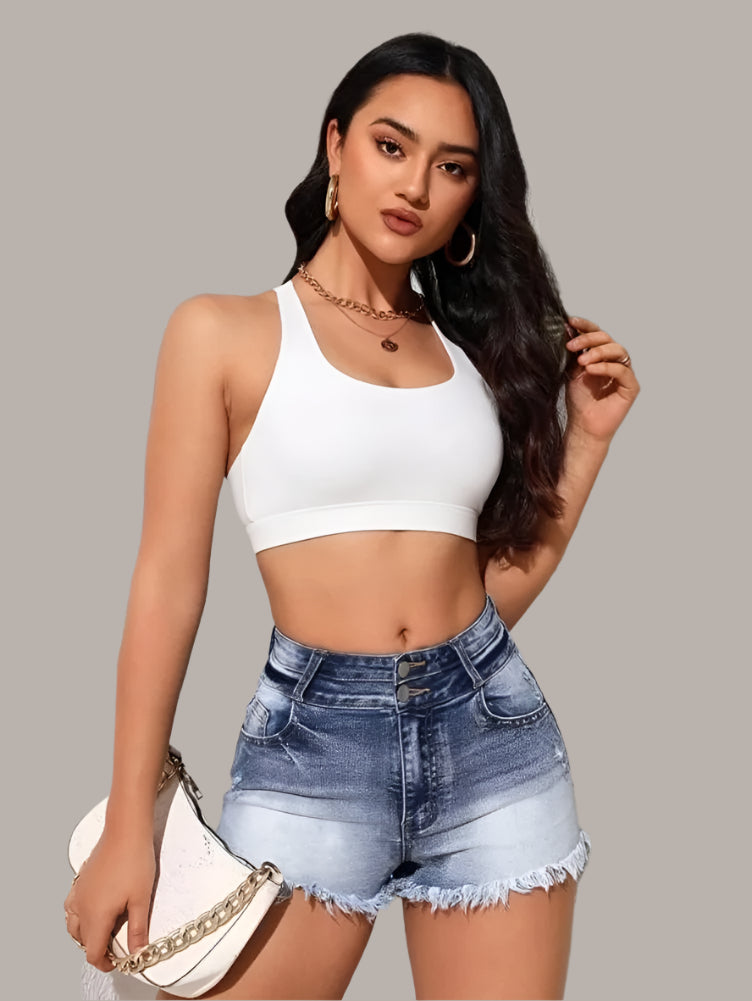 Sexy Ripped Tassel Denim Shorts |Summer Fashion Ripped Skinny Jeans Pants