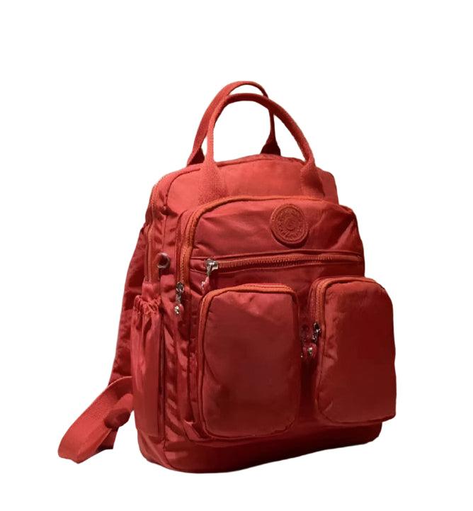 Versatile & Stylish – Waterproof Nylon Multi-Pocket Laptop Backpack for Women