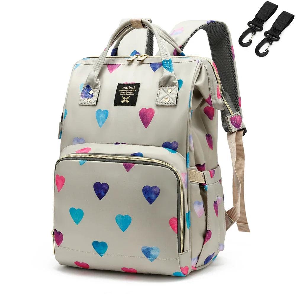 Waterproof Travel Backpack Nappy Changing Bag - Maternity Nursing Diaper Bag - JVMCL