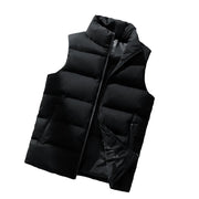 Men's Warm Winter Vest Jacket - Padded Sleeveless Coat