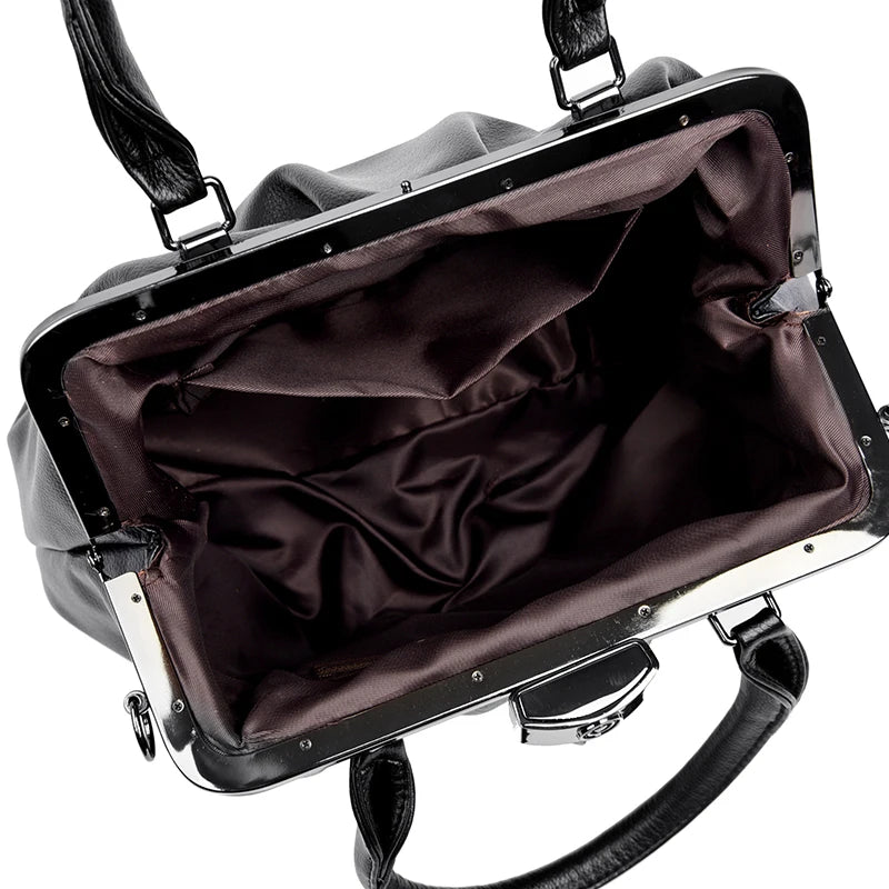 Women's Casual Tote Bag: Designer PU Leather Shoulder Crossbody