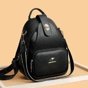 Vintage Leather Women’s Backpack – Fashionable Daily Commute & Travel Daypack
