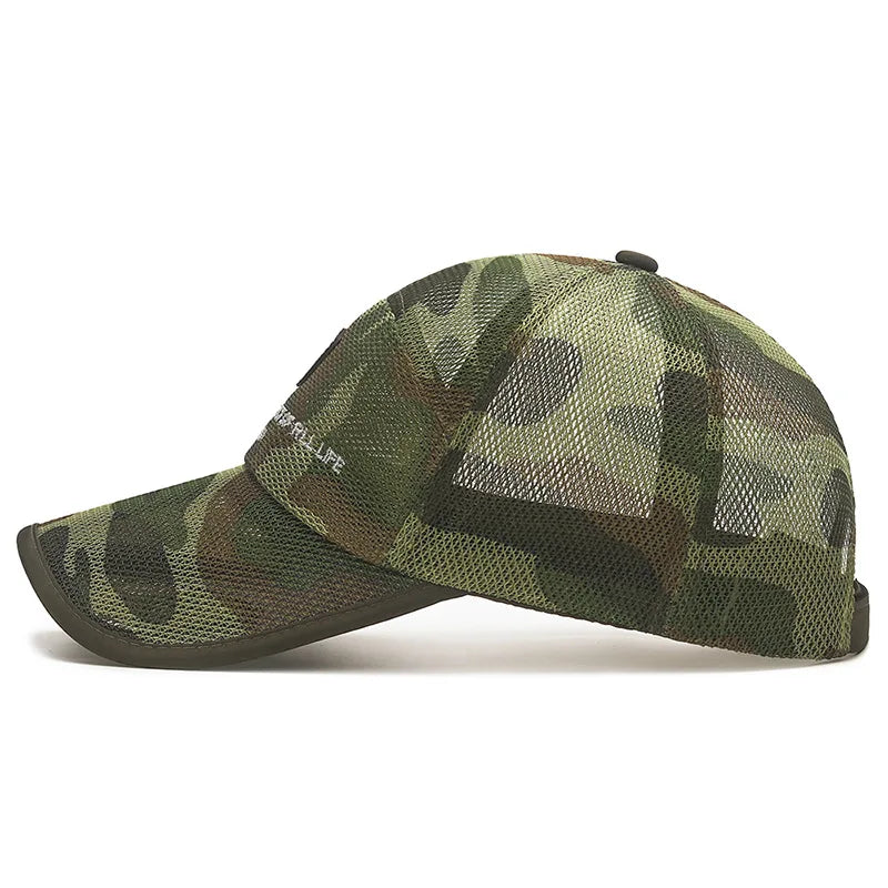 Mesh Unisex Mesh Fishing Hat – Summer Sun Protection Sun Hat Cap