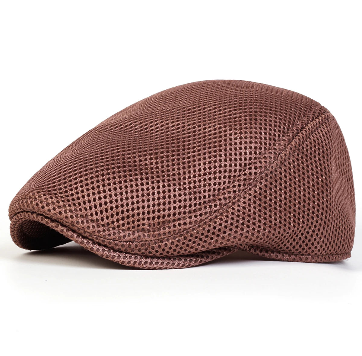 Men's Mesh Breathable Newsboy Cap – British Painter Flat Beret Hat