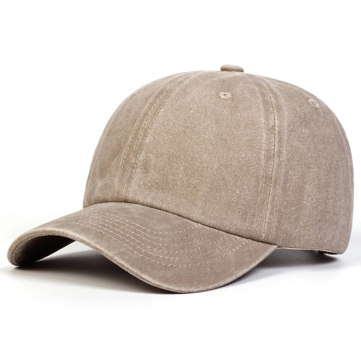 Light Wash Unisex Baseball Cap - Adjustable Casual Sun Hat
