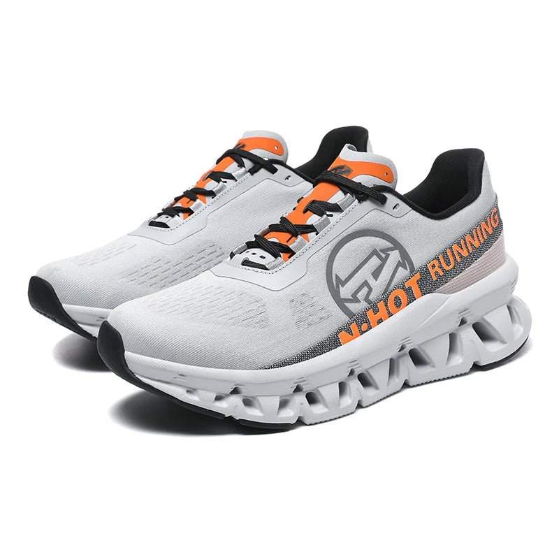 Men's Running Shoes: Breathable Mesh, Cushioning, Non-Slip Trainer