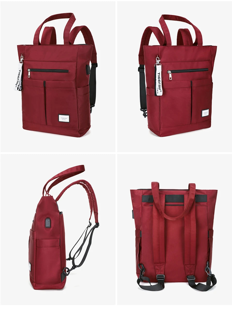Tigernu Tote Backpack: New Multiway Laptop Bag for Women/Girls