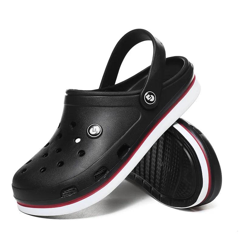 Men's Soft Bottom Beach Sandals: Comfortable and Breathable Footwear Clogs - JVMCL