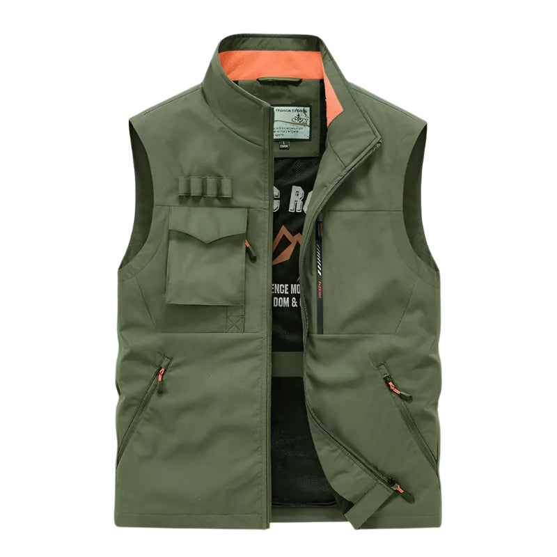 Men's Tactical Fishing Vest – Multi-Pocket Quick Dry Outdoor Waistcoat