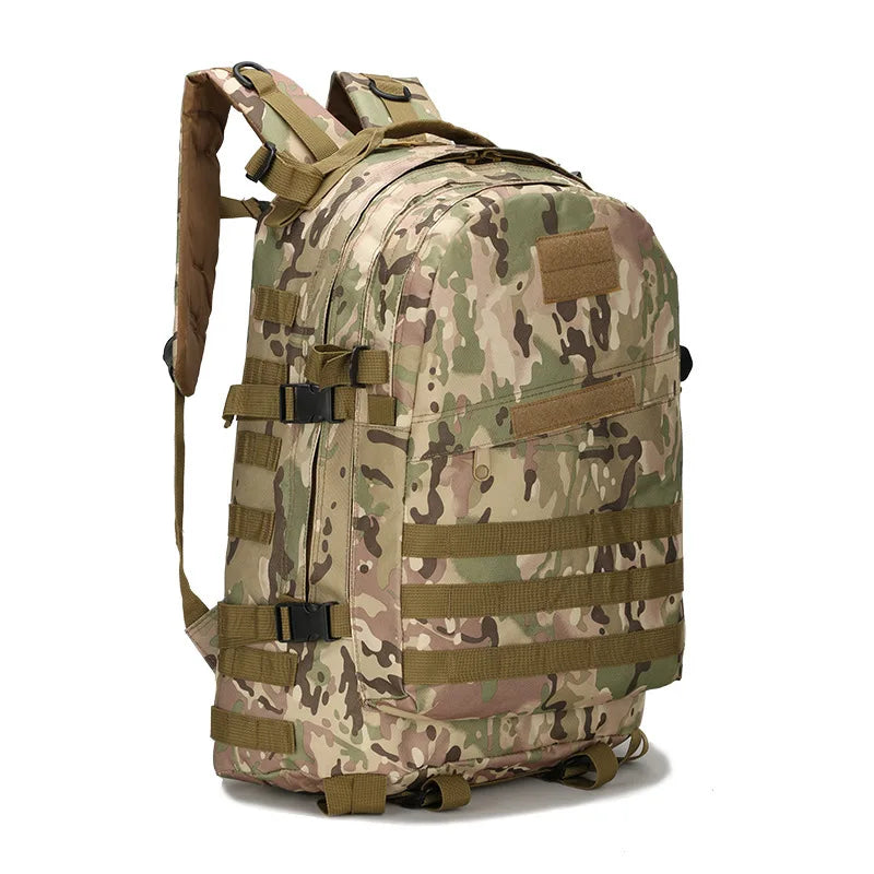 Tactical 3D Backpack: 25L Molle System for Trekking & Camping