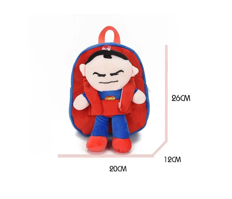 Marvel Superhero Backpack: Captain America & Spiderman Large Capacity Chart