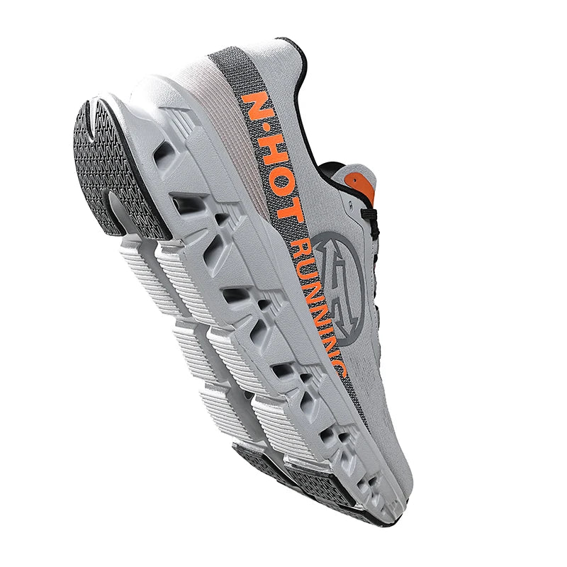 Men's Running Shoes: Breathable Mesh, Cushioning, Non-Slip Trainer