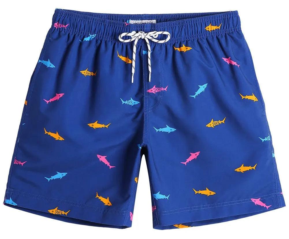 Beach & Surf Swim Men’s Flamingo 3D Print Board Shorts Trunks