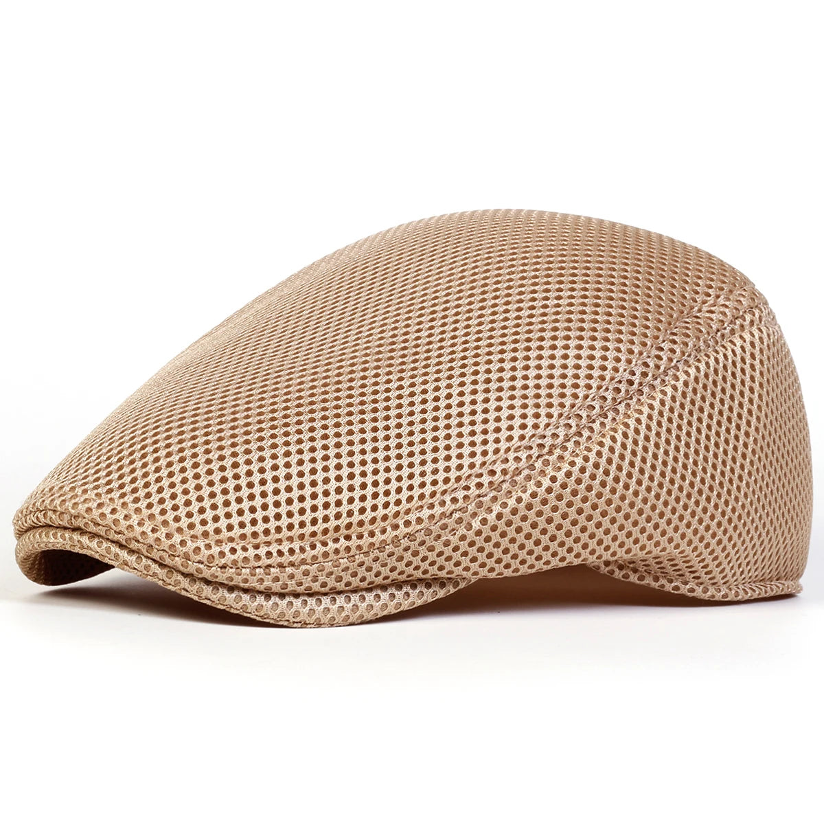 Men's Mesh Breathable Newsboy Cap – British Painter Flat Beret Hat