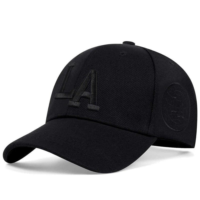 Unisex LA Embroidery Snapback Cap – Adjustable  Stylish Streetwear Hat
