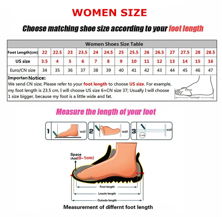 Women's Genuine Leather Sandals: Soft, Waterproof, Non-Slip Summer Chart