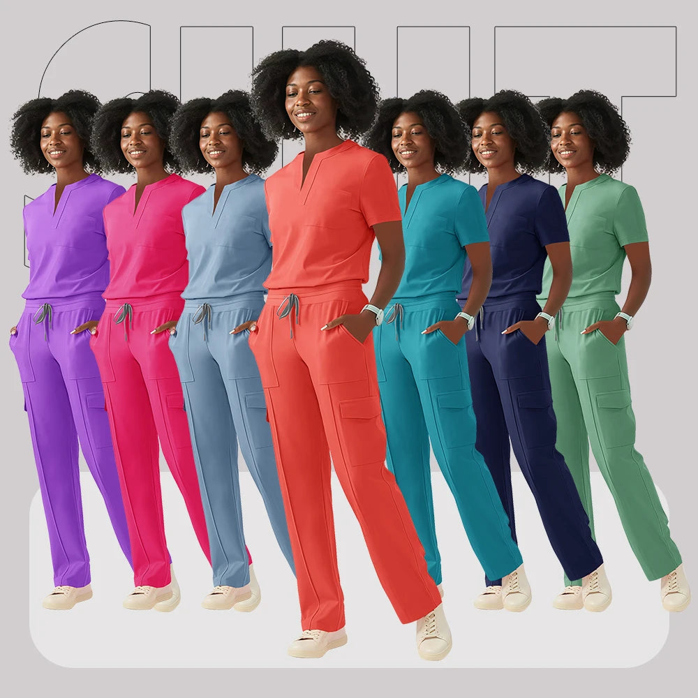 New Women's Soft Medical Scrub Set - Dentist & Nurse Workwear
