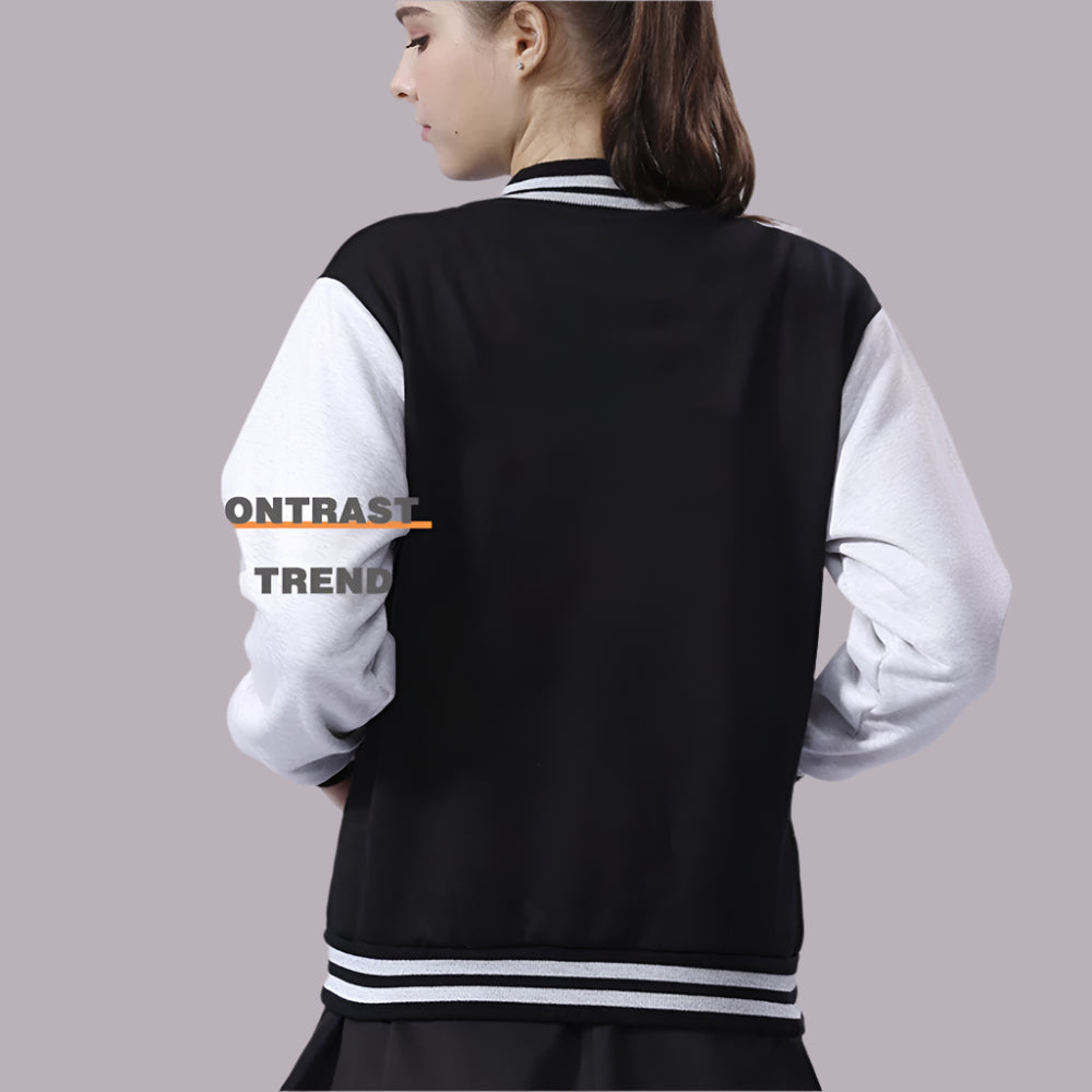 Men's Loose Oversized Fleece Baseball Jacket: Street Style Warmth