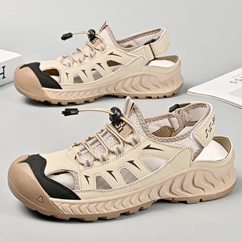 Men's Non-slip Outdoor Sandals - Breathable Beach & Wading Shoes