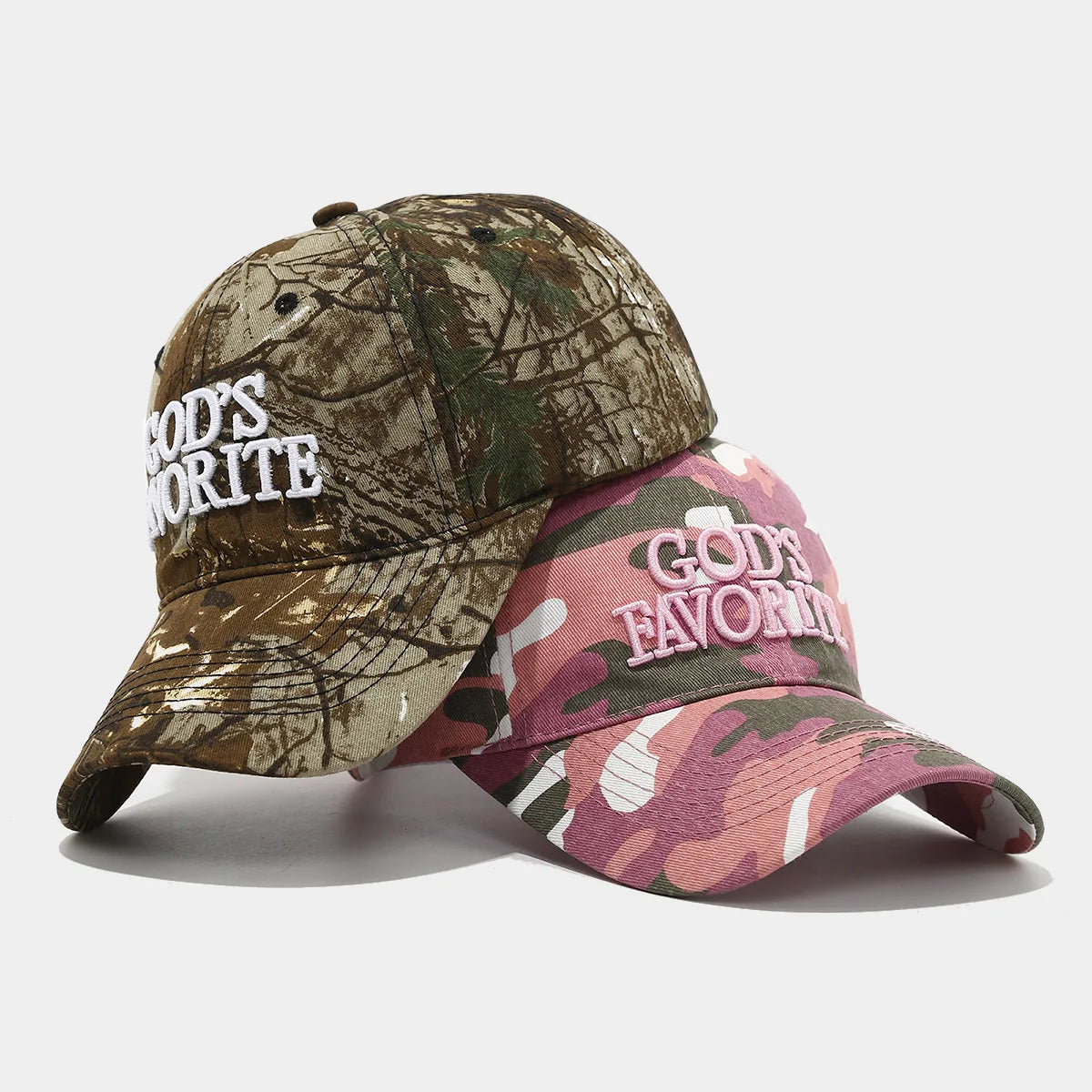 Rugged Vintage unisex American Retro Camouflage Embroidery Baseball Cap