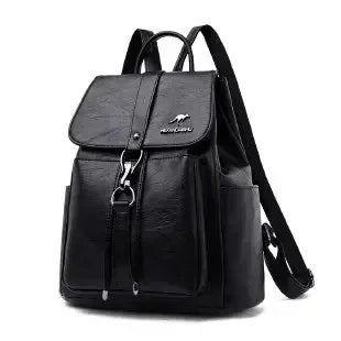 Vintage Leather Women’s Backpack – Fashionable Daily Commute & Travel Daypack
