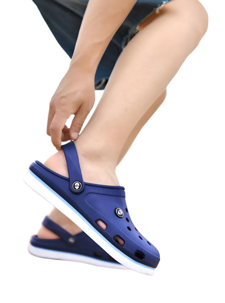 Men's Soft Bottom Beach Sandals: Comfortable and Breathable Footwear Clogs - JVMCL