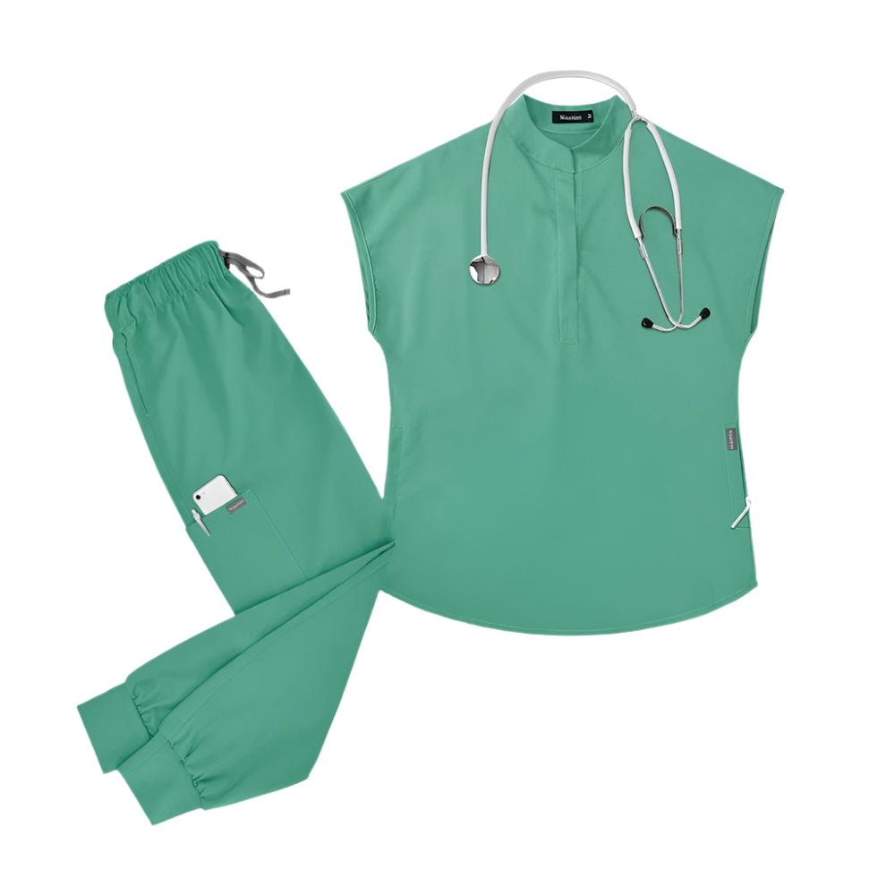 High-Quality Women's Medical Scrub Set – Uniform Top & Pants