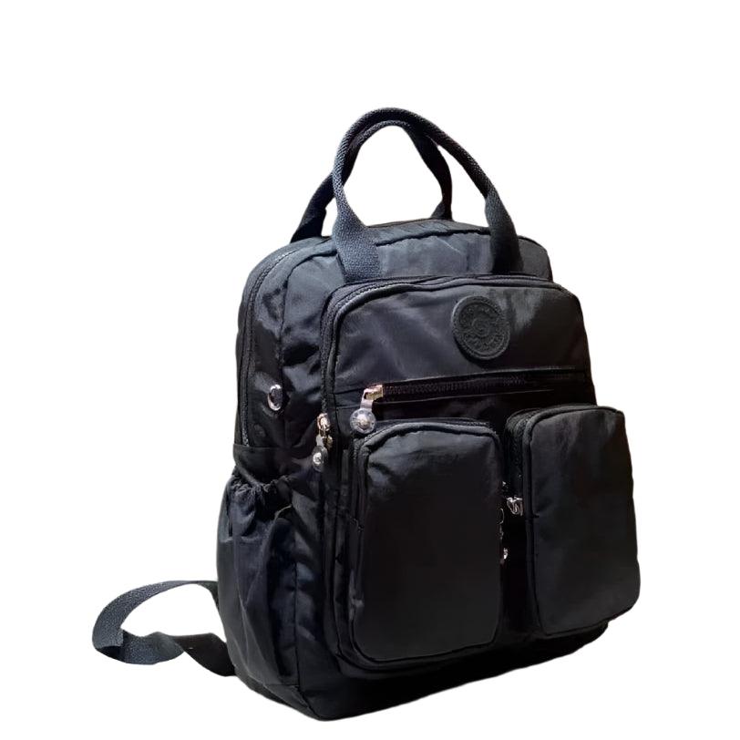 Versatile & Stylish – Waterproof Nylon Multi-Pocket Laptop Backpack for Women
