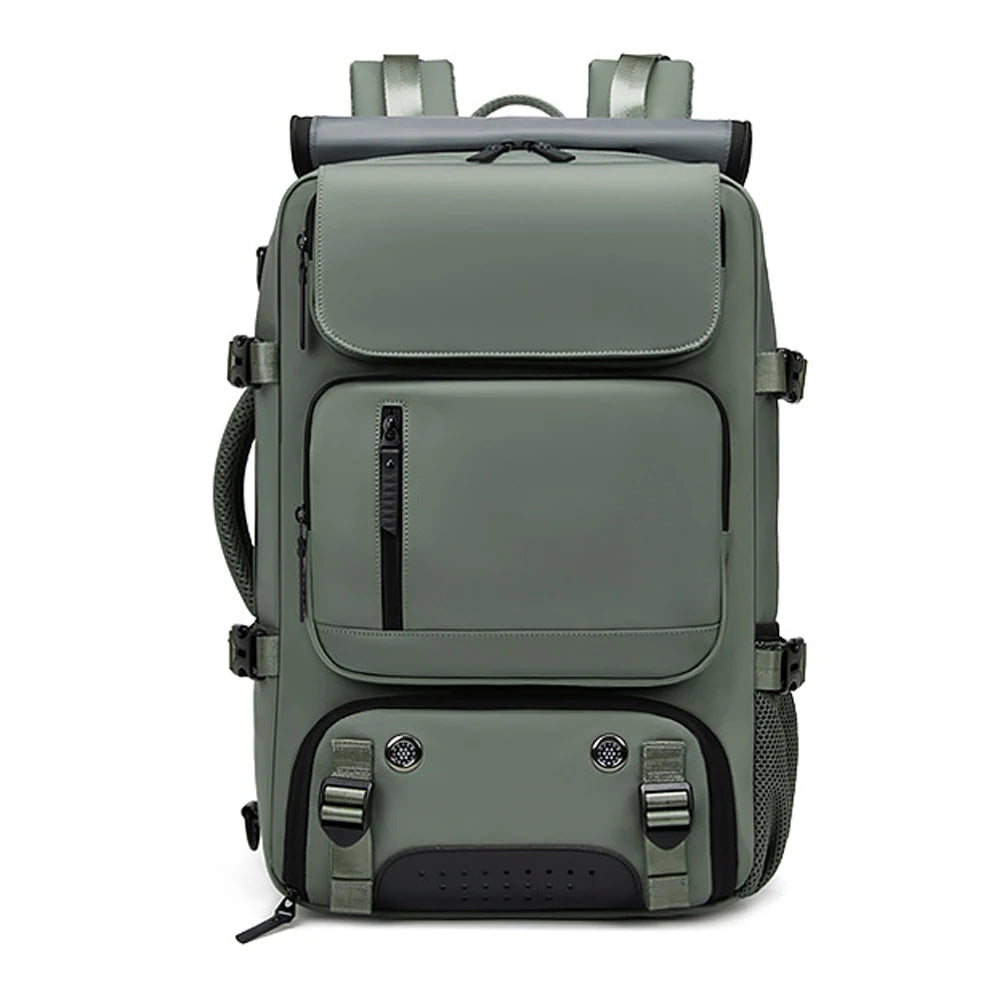 Large Travel Backpack: USB Charging, Waterproof, Shoe Compartment
