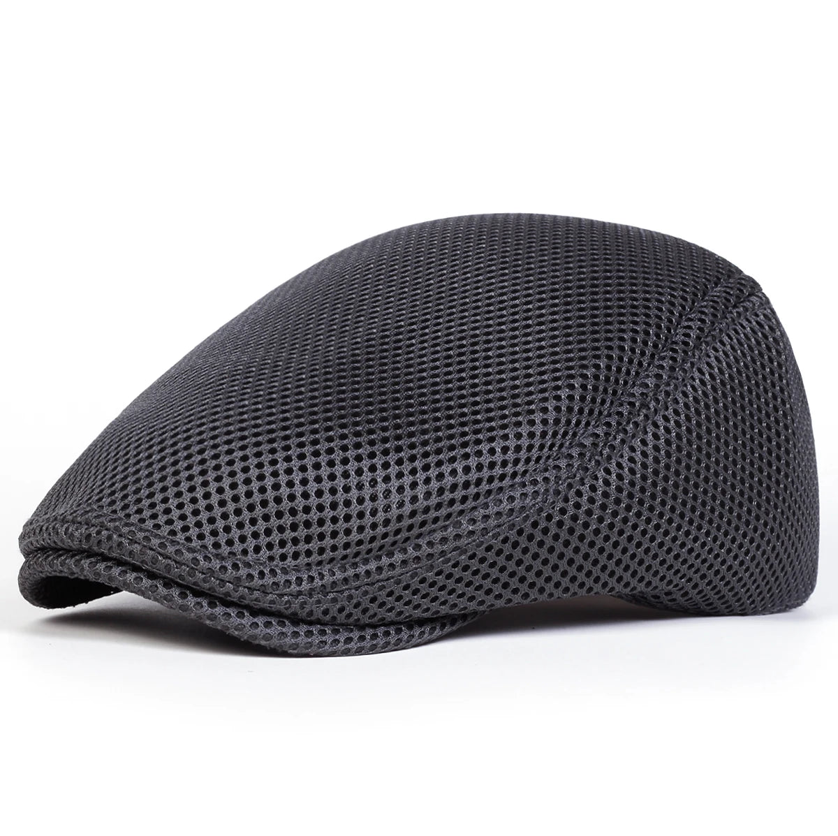 Men's Mesh Breathable Newsboy Cap – British Painter Flat Beret Hat