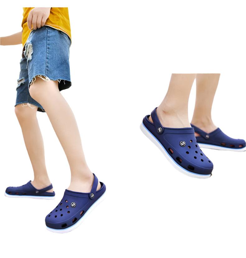 Men's Soft Bottom Beach Sandals: Comfortable and Breathable Footwear Clogs - JVMCL