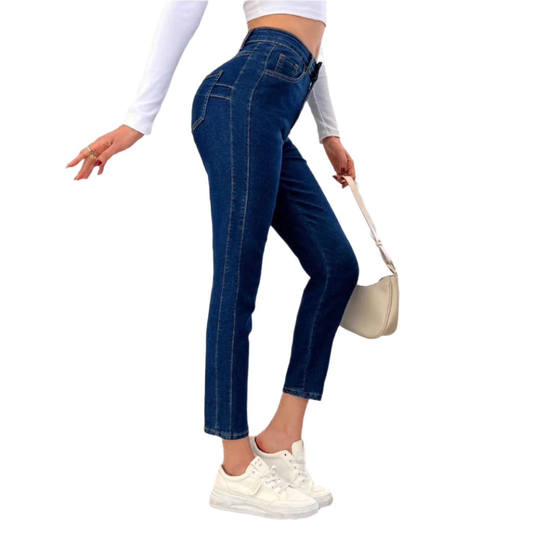 Women's Skinny Stretch Ankle Jeans - Simple Casual All Seasons