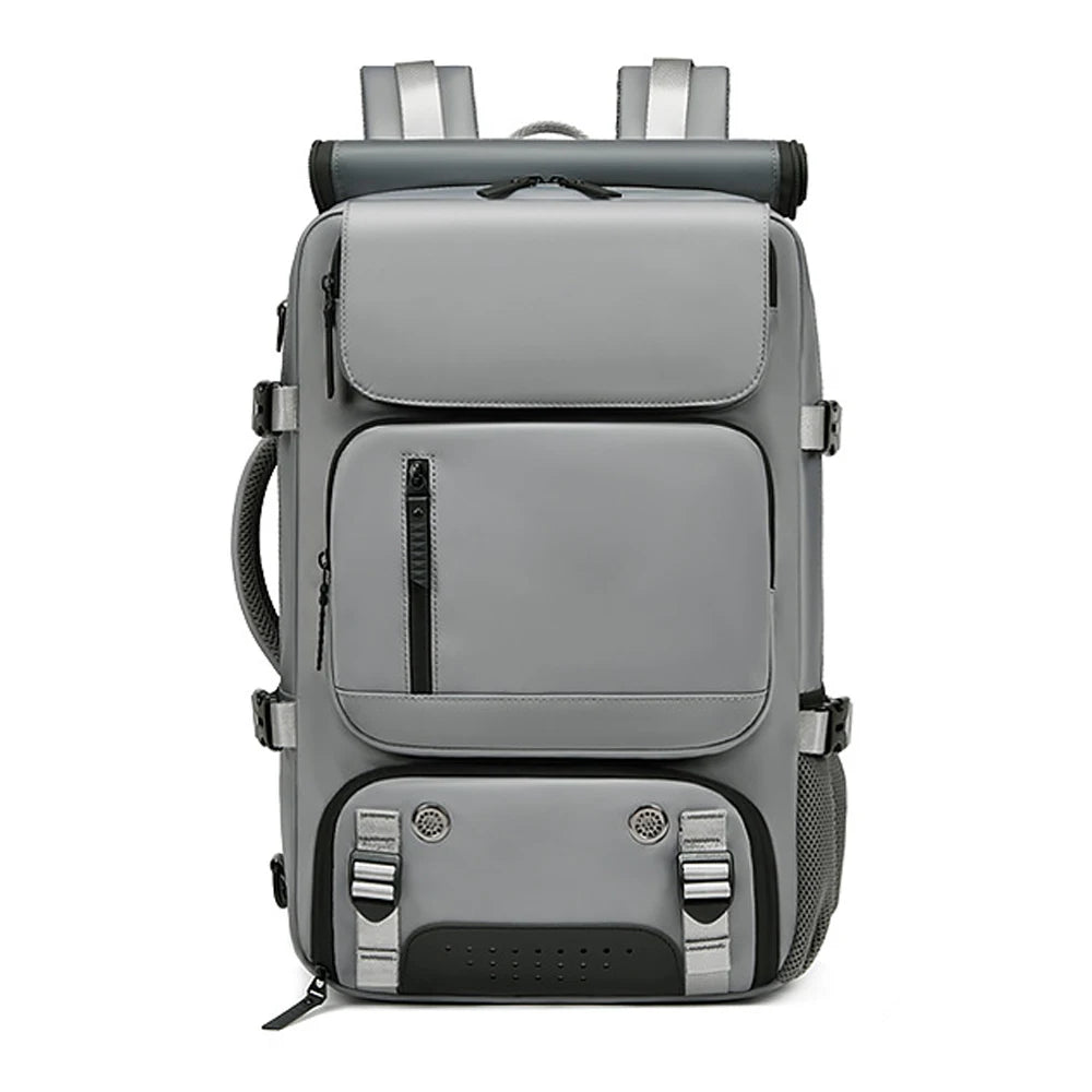Large Travel Backpack: USB Charging, Waterproof, Shoe Compartment