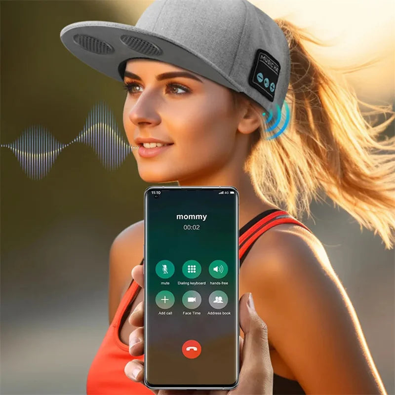Bluetooth Baseball Cap with ABS Speaker & Mic – CE Smart Music Helmet Hat