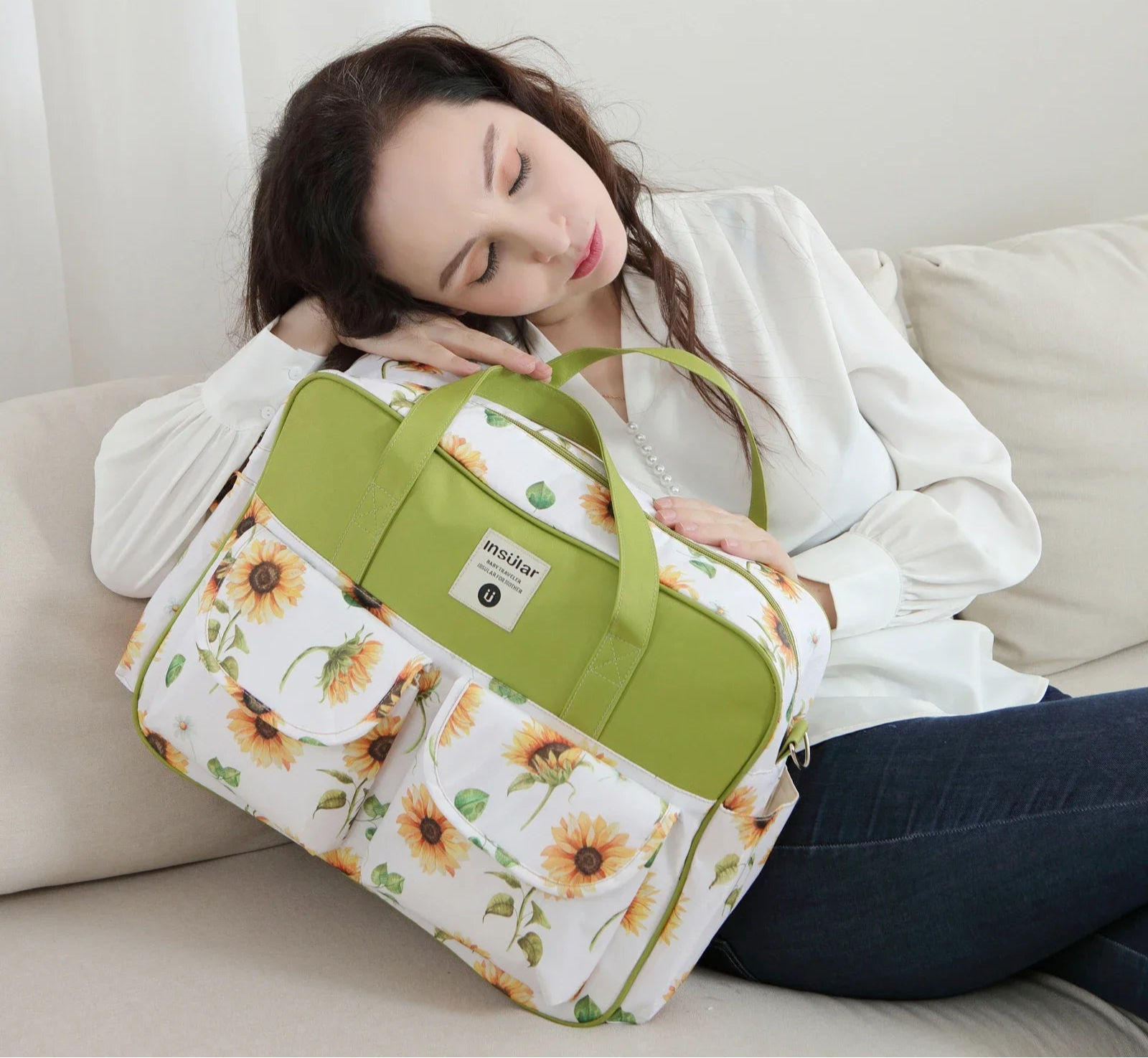 Insular Baby Diaper Bag: Fashion Nappy Stroller & Organizer Tote