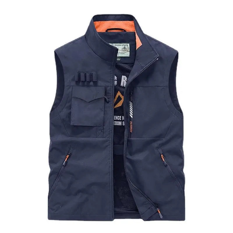 Men's Tactical Fishing Vest – Multi-Pocket Quick Dry Outdoor Waistcoat