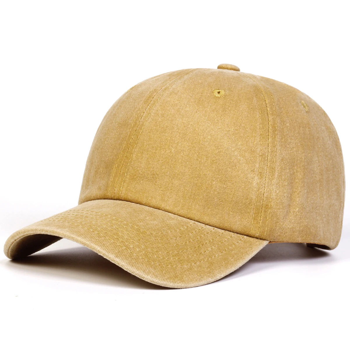 Light Wash Unisex Baseball Cap - Adjustable Casual Sun Hat