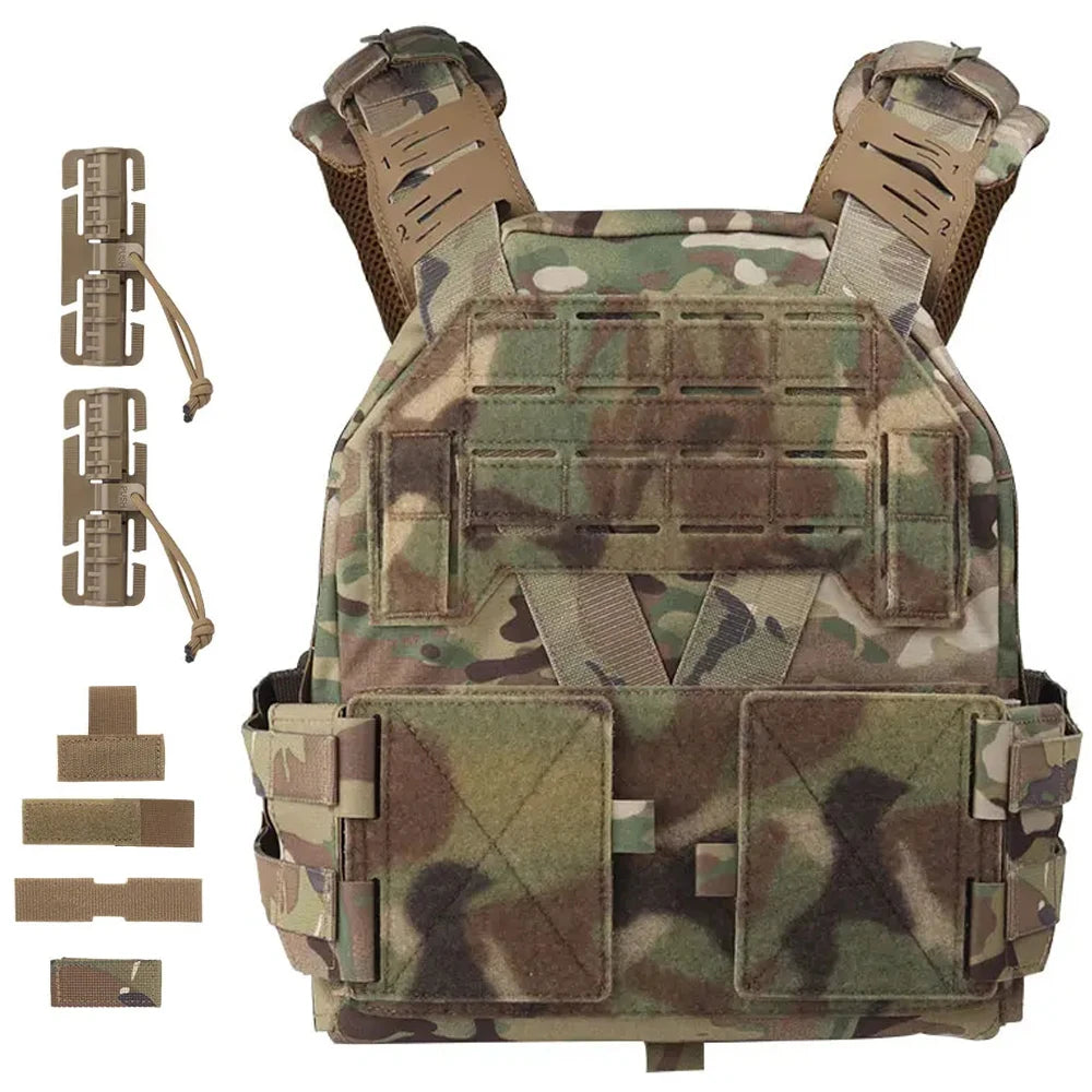 Comfort Lightweight MOLLE Quick Release Army Airsoft KZ Tactical Vest