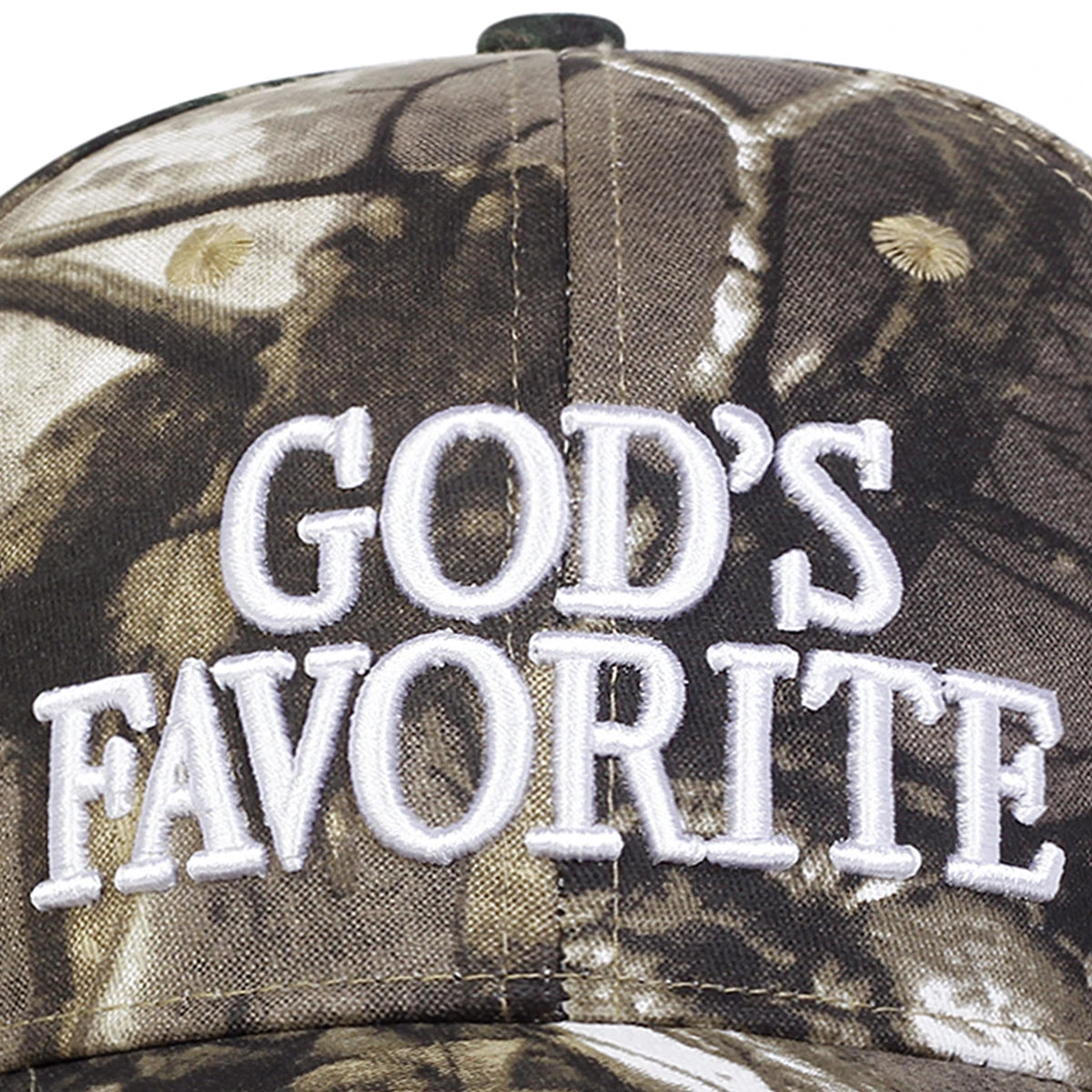 Unisex “GOD'S FAVORITE” Embroidered Baseball Cap – Adjustable Casual Hat